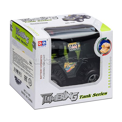 Машина- перевертыш "Камуфляж" (свет) в коробке