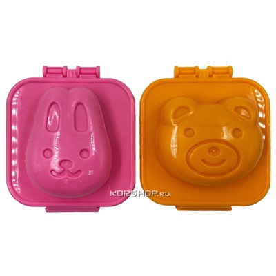 Контейнер для вареных яиц желтый, розовый (2 шт.), Япония