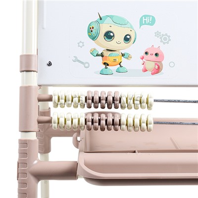 Мольберт «Доска знаний» двусторонний (бежевый-2)