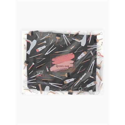 Фартук парикмахерский, односторонний, 3 кармана, чёрный