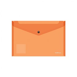 Папка с кнопкой  А4 140мкм 47044 Fizzy Neon полупрозрачная ErichKrause