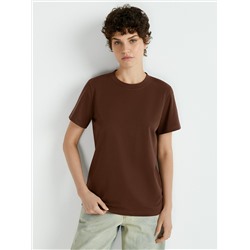 Omsa Футболка OmT_D1203 Футболка женская прямого кроя, CO+EL