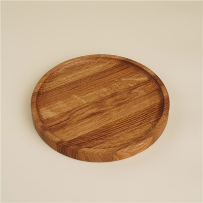 Доска для пиццы SL Home «Доливия», d=20 см, дуб