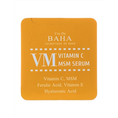 Cos De BAHA Сыворотка для лица с витамином С и MSM / Vitamin C MSM Serum Sample (VM), 1,5 мл