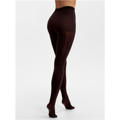 Женские колготки MINAKU 100 ден, тёмно-коричневые, размер 2/S
