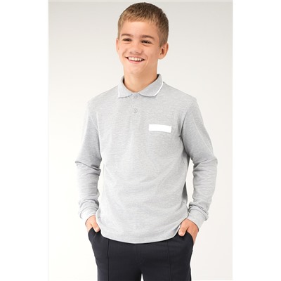 Рубашка-поло с длинным рукавом для мальчика Happyfox