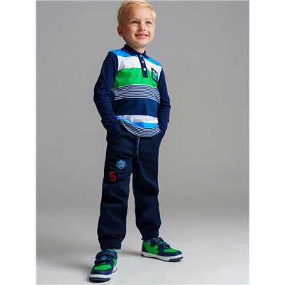 Брюки текстильные утепленные флисом для мальчиков