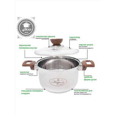 Merali Кастрюля МВС-48