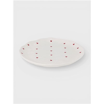 Тарелка «Уютный дом. Сердечки», d=20 см, керамика, белая