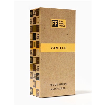 Парфюмерная вода женская Fine Fragrance Vanille, 50 мл