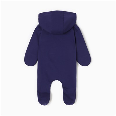 Комбинезон детский MINAKU, рост 56-62 см, тёмно-синий