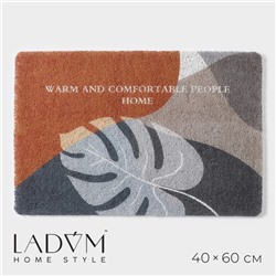 Коврик придверный LaDо́m, ПВХ, 40×60 см