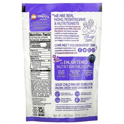 Happy Family Organics, органический греческий йогурт, черника и фиолетовая морковь, 28 г (1 унция)