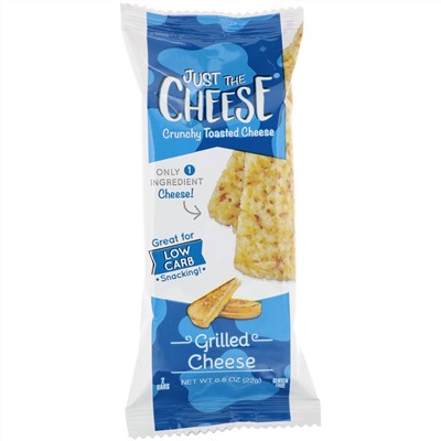 Just The Cheese, Батончики с сыром-гриль, 12 шт., 22 г (0,8 унции)
