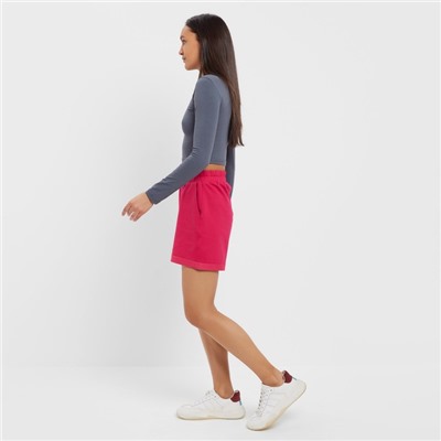 Шорты женские MINAKU: Casual collection, фуксия, размер 42