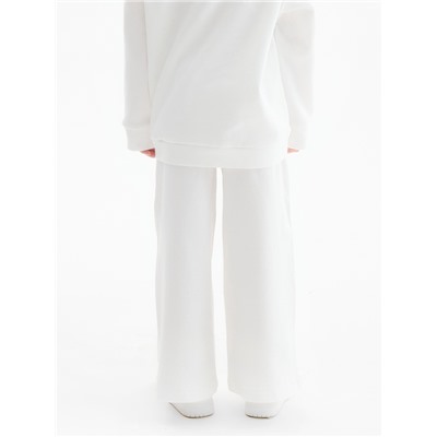 Брюки детские MINAKU, цвет молочный, рост 128 см