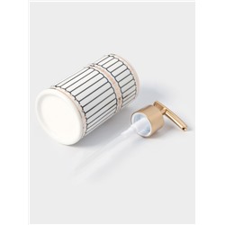 Набор аксессуаров для ванной комнаты «Греция», 4 предмета, мыльница, дозатор 350 мл, два стакана, серый