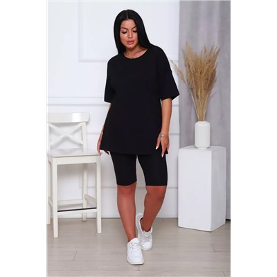 Костюм спортивный футболка и велосипедки КЖ-002