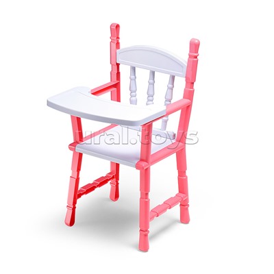 Набор аксессуаров для куклы (набор посуды, горшок, столик для кормления) в пакете