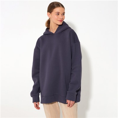 Худи женское MINAKU: Casual Collection, цвет серый, размер 46