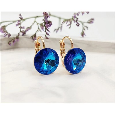 Серьги с кристаллами Swarovski