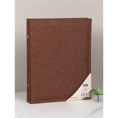 Фотоальбом 100 фото 10х15 / Y-6618/3 /уп 24/красный