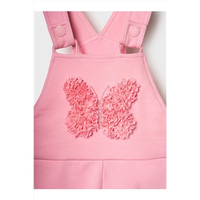 Полукомбинезон детский трикотажный для девочек PLAYTODAY, 1240237