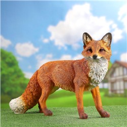 Садовая фигура из полистоуна «Лиса с пушистым хвостом», 72×19×44 см