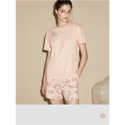 Omsa Пижама OmD 0235D FIORITO Пижама жен. (Футболка + шорты), СО