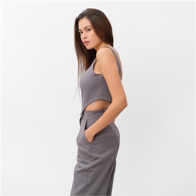 Корсет женский тканевый MIST Classic Collection, размер 48, серый