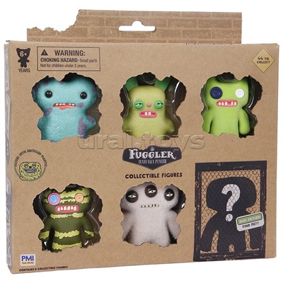 Набор коллекционных фигурок Fugglers, 6 шт. в коробке с окном, 1 скрытый герой