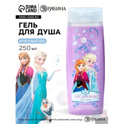 Гель для душа детский, 250 мл, аромат фруктовый лёд, «Холодное сердце»