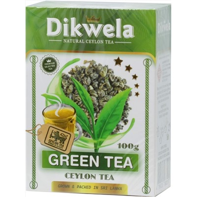 Dikwela. Green Tea 100 гр. карт.упаковка