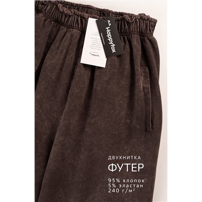 Женские брюки из футера двухнитки Happyfox