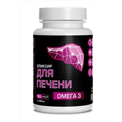 Масло капсулированное льняное "Для печени - Омега 3" 180капс. 54г ЭКОПРОДУКТЫ, 1178767