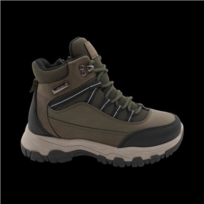 Кроссовки зимние на меху 1902-9 хаки