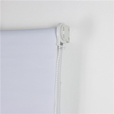 Штора рулонная «Ветви», блэкаут, 90×200 см, белая