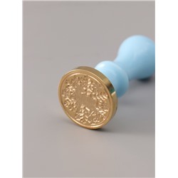 Подарочный набор для сургучной печати «Зимний олень», печать, ручка, сургуч, 12.5×10×3.6 см