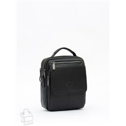 Сумка мужская кожаная 99888Z black Zinimsk в Новосибирске