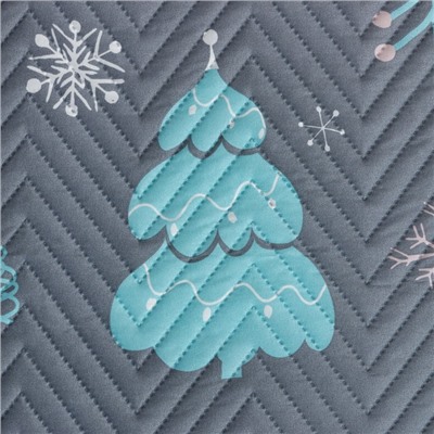 Покрывало LoveLife Евро макси «Елочки» 240×210 ±5 см, микрофайбер