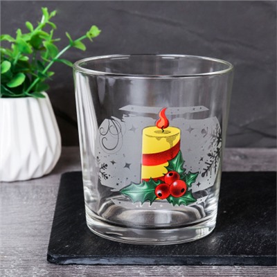 Кружка 250 мл "Зимние узоры" / Д55029/133 /уп 12/ Новогодняя