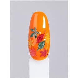 Фигурки для декора «Листья», объёмные, разноцветные