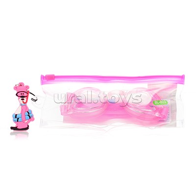 Очки для плавания с брелком, в пакете