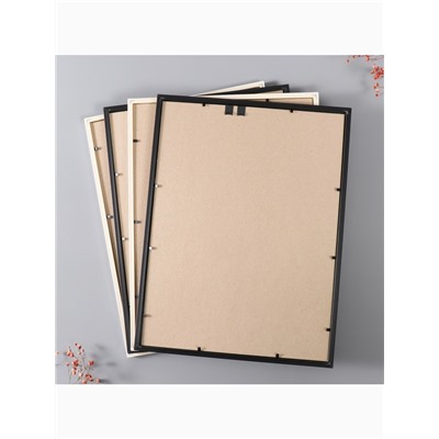 Набор фоторамок для фото 30×40 см Keep memories «Формат», 4 шт. чёрный, белый, (пластиковый экран)