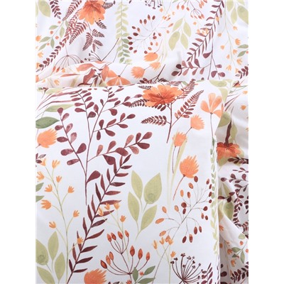 Постельное бельё евро «Этель» Summer bloom, поплин