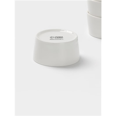 Соусники Magistro White Snow, набор 4 шт., 150 мл, фарфор, белые