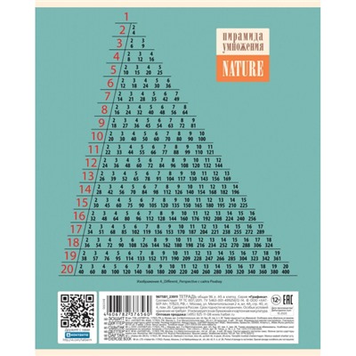 Тетрадь  24л клетка "Природа" (074942) Хатбер