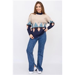 Джемпер женский Ромбы Арт. 8993
