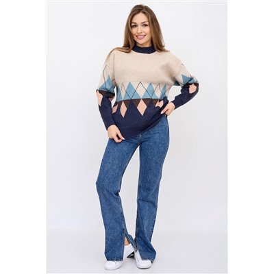 Джемпер женский Ромбы Арт. 8993