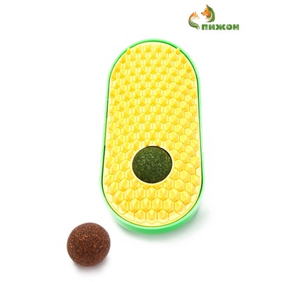 Игрушка-чесалка для кошек с кошачьей мятой и мататаби, 13.5 см